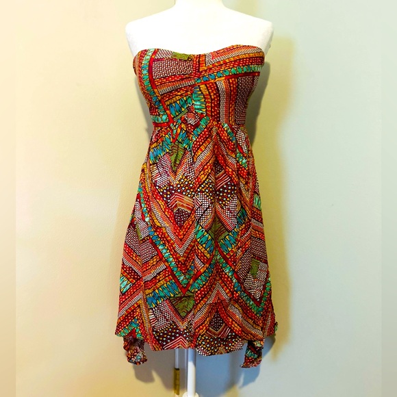 American Rag Flamingo Color Women's Strapless Dress, Size Medium - Picture 1 of 12